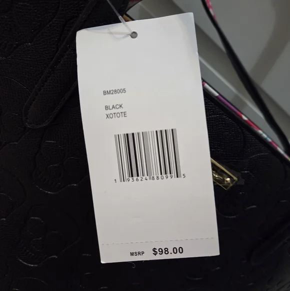 NWT Betsey Johnson Skull Tote w/ Wallet - Picture 5 of 5